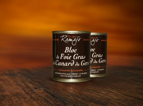 Maison Ramajo - Bloc de foie gras de canard IGP Gers : Lot 2 boites 130g