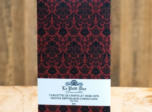 Le Petit Duc - Tablette Chocolat Noir 100% République Dominicaine