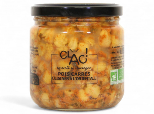 CLAC Conserverie - Pois carrés à l'orientale bio - 400g