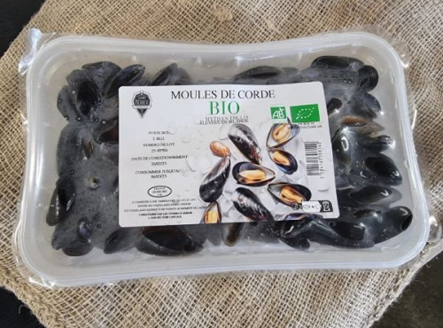 Saint Kerber - Cancale - Moules de corde BIO Irlande barquette 1.4kg