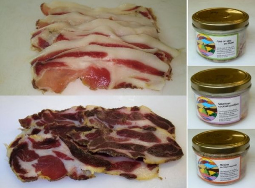 Domaine du Catié - Planche Apéro et Terrines de cochon Mangalica - 800 gr