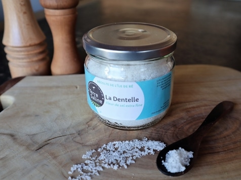 LA FERME DES BALEINES - La Dentelle - Fleur De Sel Extra Fine De L'ile De Ré - 250 G - Terre Saline