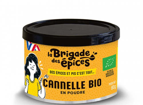 La Brigade des Epices - Cannelle BIO de Madagascar en poudre - 80g