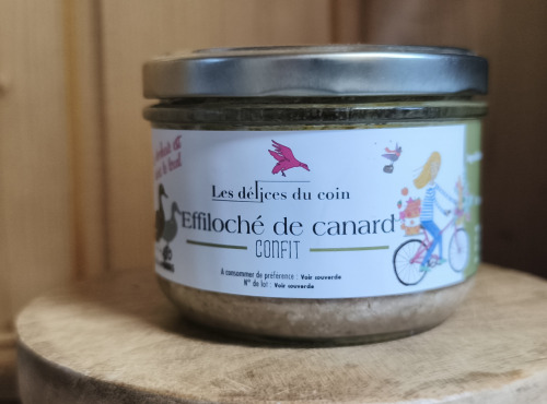 Les Délices du Coin - Effilochés de canard confits 180g
