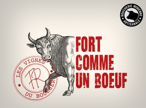 Boucherie Moderne - Vin rouge fort comme un bœuf 75cl
