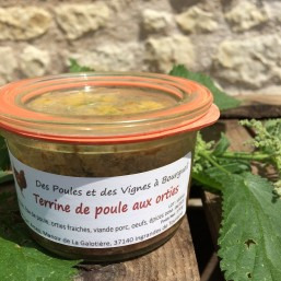 Des Poules et des Vignes à Bourgueil - Terrine De Poule Aux Orties