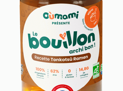 Oùmami - Bouillon d'os Japonais - Tonkotsû Bio (x12)