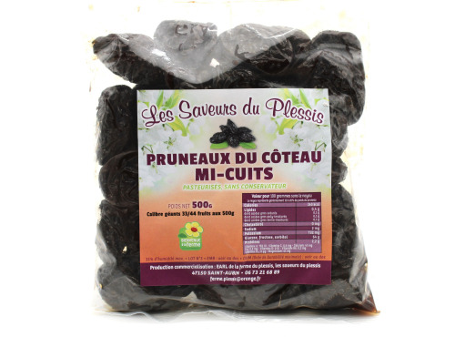 Ferme des Fayards - Pruneaux mi-cuit 500g