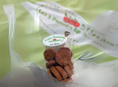 Les Trois Pommes Epagnoles - Palets Normands Fari'pommes sans gluten - 6 x 100g
