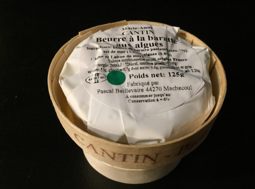 La Fromagerie Marie-Anne Cantin - Bourriche De Beurre Pasteurisé À La Baratte Aux Algues - 125 Gr