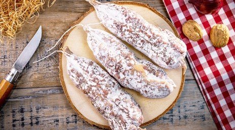 Ferme des Hautes Granges - Saucisson sec au piment d'Espelette