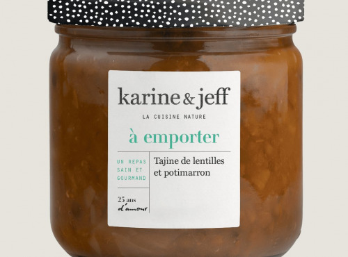 Karine & Jeff - Tajine de lentilles et potimarron