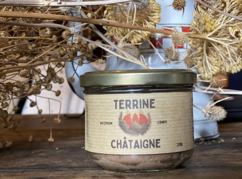 Lou Codou - Terrine de châtaignes au citron confit - 230ml