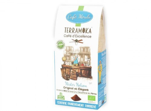 TERRAMOKA - Café moulu  NELSON 250 G Bio