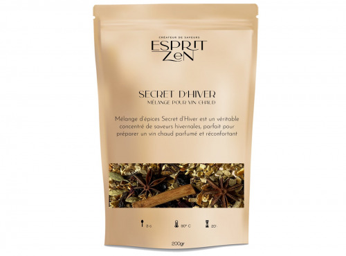 Esprit Zen - Spécial Vin Chaud 'Secret d'Hiver' - Sachet zip 200g