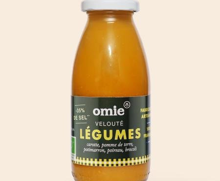 Omie - Velouté 5 légumes bio format snacking - légumes français - 25 cl