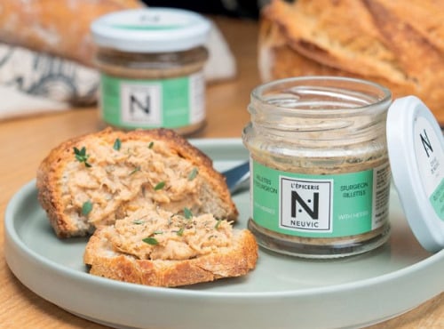 Caviar de Neuvic - Lot de 6 rillettes d'esturgeon aux herbes