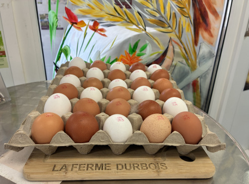 La Ferme Durbois - Plaque de 30 oeufs fermier plein air