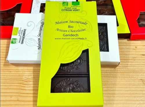Ferme des Fabres, Vos Manges Gardiens - Chocolat BIO Noir Citron vert 100g