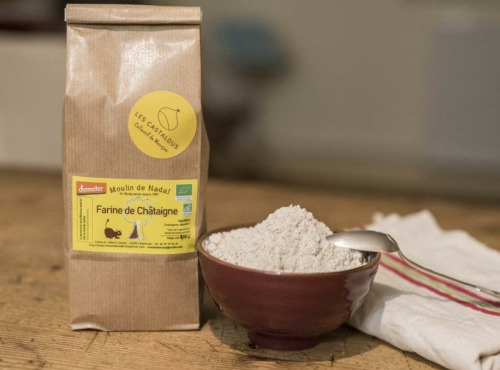 Ferme du Moulin de Nadal - Farine de Châtaigne Bio Demeter 12x400g