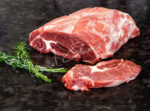 Boucherie Charcuterie Traiteur Lionel Ghérardi - Rôti d'Echine de Porc sans Os Label Rouge - 800g