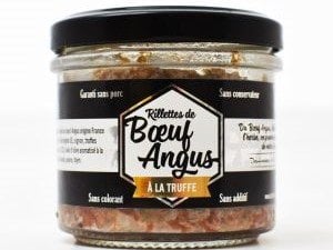 Des Hommes et des Boeufs - Rillettes de boeuf Angus à la truffe - 90 g