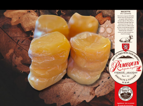 GAEC Les Perce-neige - Lot de 4 rouleaux de Ramequin fermier d'arandas 1kg