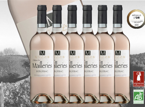 Vignobles Fabien Castaing - Rosé M des Mailleries - 6 bouteilles