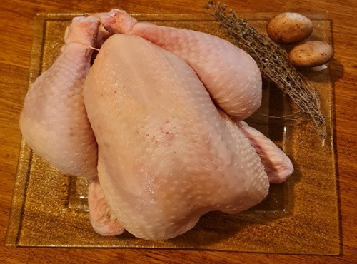 Ferme du Groin à L’Airbe - Poulet entier plein air 2kg