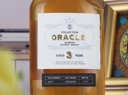 Cham B - ORACLE Whisky écossais assemblé, vieilli 3 ans - 20 cl