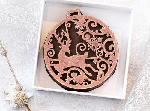 Philippe Segond MOF Pâtissier-Confiseur - Coffret-cadeau boule de Noël praliné
