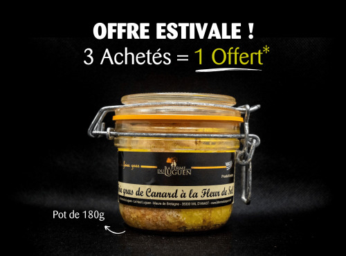 La Ferme du Luguen - Offre Estival Foie Gras de Canard 180gr