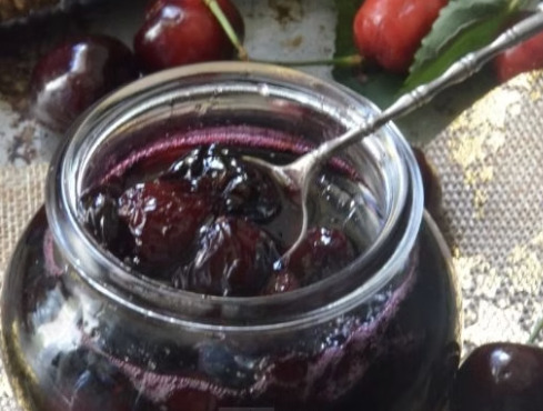 L'OLIVERAIE DU COUDON - Confiture de Cerise Noire – 370 g