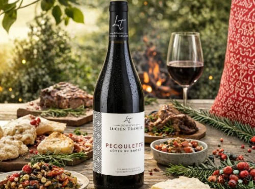 Domaine Lucien Tramier - COTES DU RHONE ROUGE  2024 PECOULETTE ROUGE BIO