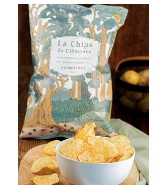 Chips BELSIA - La chips de Clémence - Truffe d'été -  100gr x 10