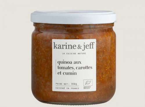 Karine & Jeff - Quinoa aux tomates, carottes et cumin 350g