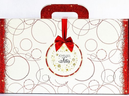 Le safran - l'or rouge des Ardennes - Coffret Rouge "joyeuses Fêtes" Champagne & Safran 0.25gr