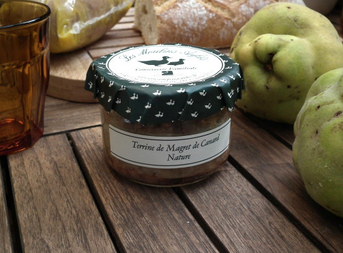 Les Moulins Aufiés - Terrine de magret de canard  nature 180g