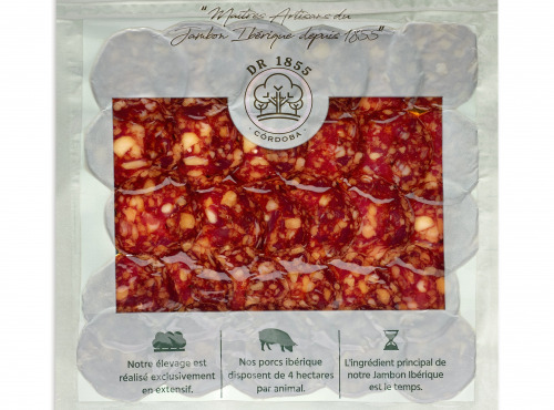 L’Oliveraie du Coudon - CHORIZO DE BELLOTA 100% IBERIQUE PREMIUM ( PATANEGRA) BLISTER 100%
