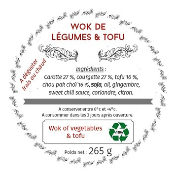 Les Bocaux du Bistrot - Wok de légumes et tofu