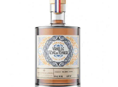 Distillerie de l'Anjou - Rhum arrangé Vanille & Fève de Tonka - 20cl - Produit en Anjou