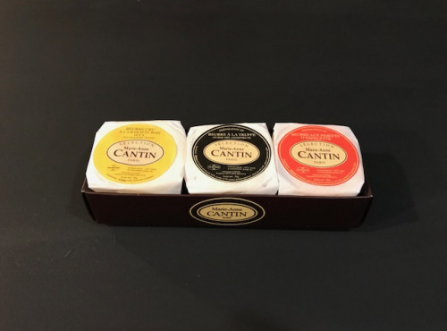 La Fromagerie Marie-Anne Cantin - Coffret 3 Beurres (Doux, Truffes, Piment)