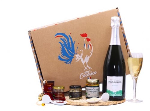 Le safran - l'or rouge des Ardennes - Coffret Champagne AOC Brut et Safran