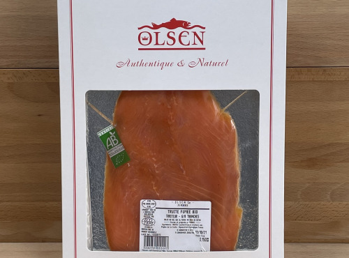 Olsen - Truite fumé bio 6/8 tranches - 150g