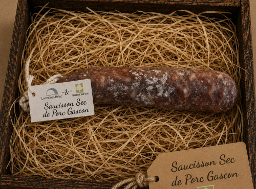 Terres de Bon Sens - Saucisson de porc gascon env 200g