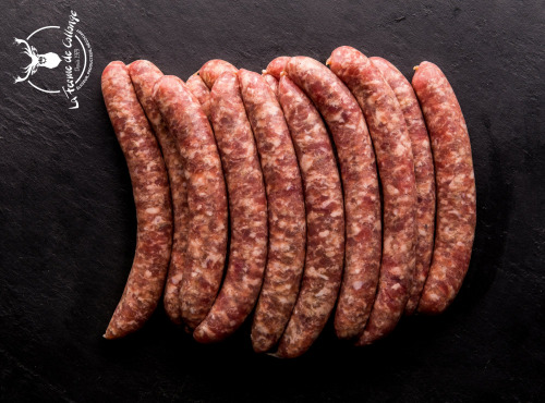 LA FERME DE COLLONGE - SAUCISSE NATURE 1KG