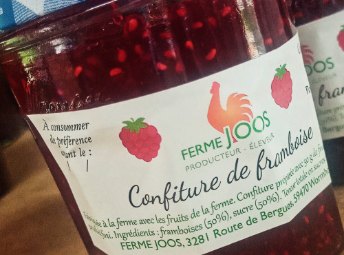 Ferme Joos - Confiture de framboises - 370 g