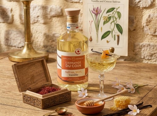 La Fabrique à Alcools / Distillerie Chevreuse - Rhum L'Arrangé du Coin Safran Miel Vanille  - 70cl