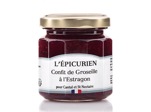 L'Epicurien - Confit de Groseilles à l'Estragon – L’accord parfait pour vos fromages auvergnats