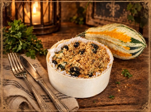 Traiteur Gourmet d'Alsace - Le " Vége " Ricotta, épinard, graines de courge 350Gr